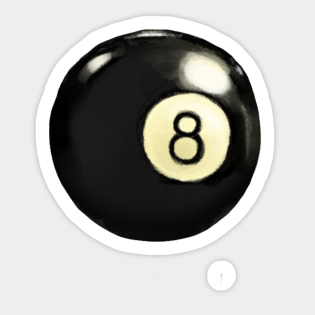 8 Ball Sticker by melissamiddle